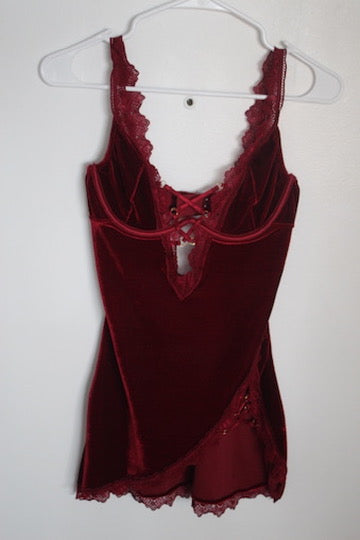 Red Lingerie Top